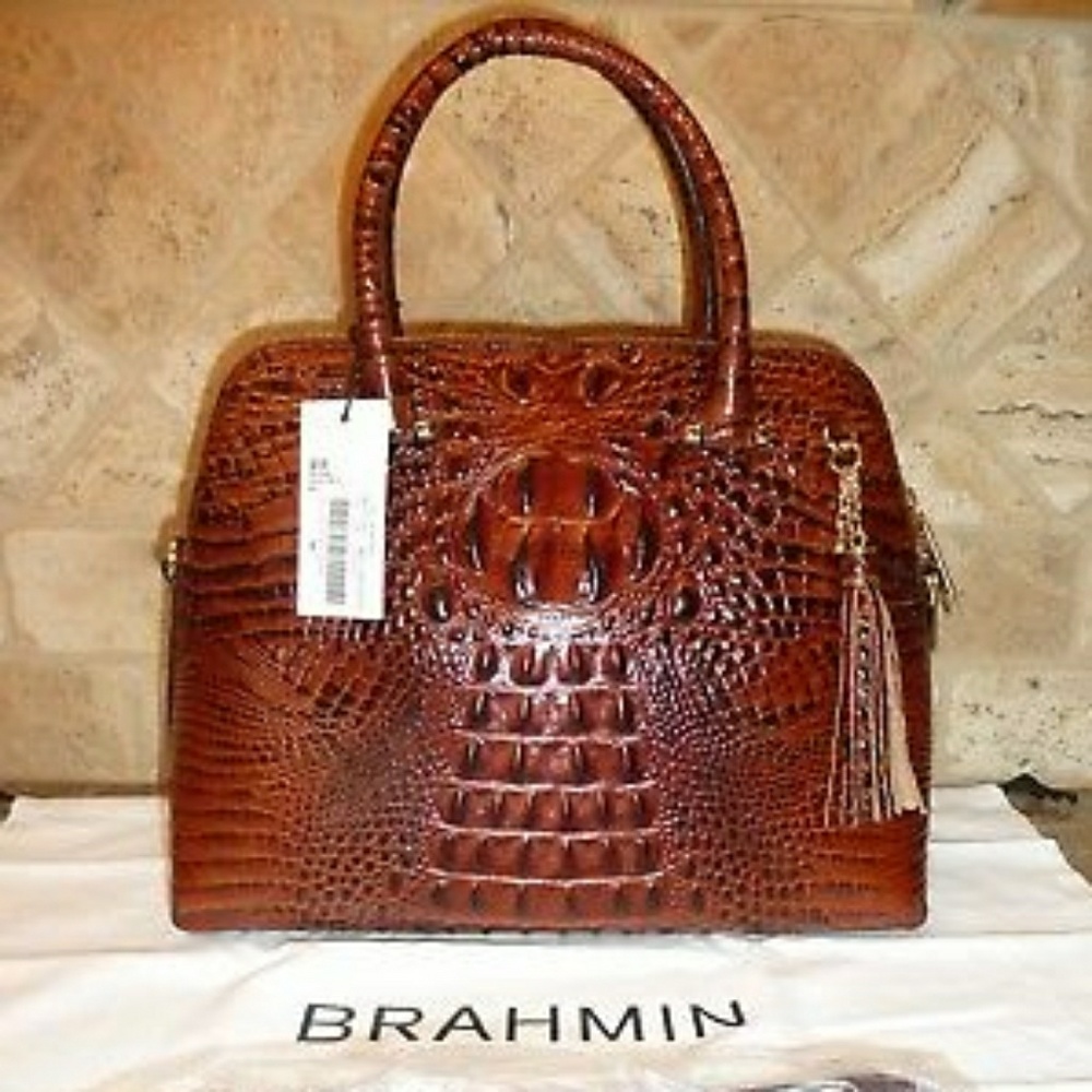Brahmin Sydney satchel in brown NWT